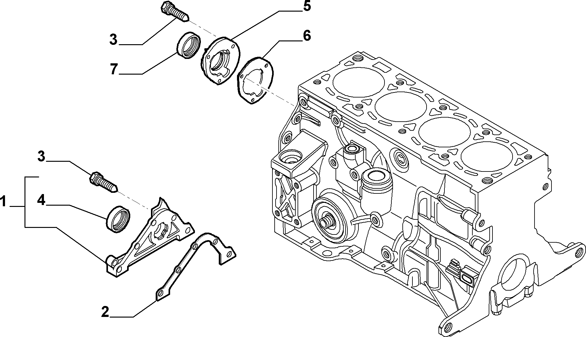 FIAT 40004950 - Семеринг, колянов вал vvparts.bg