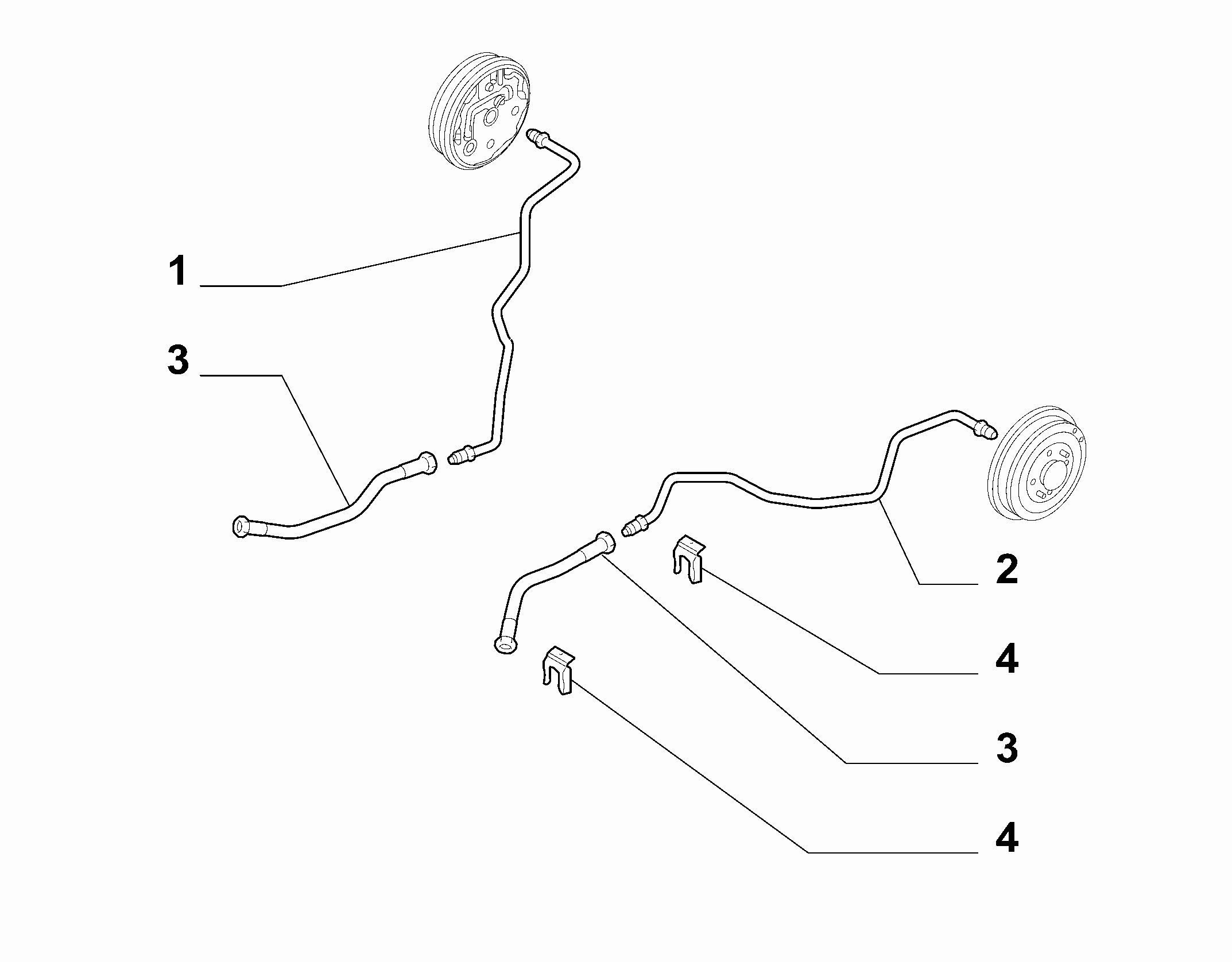 Alfa Romeo 46803893 - Спирачен маркуч vvparts.bg