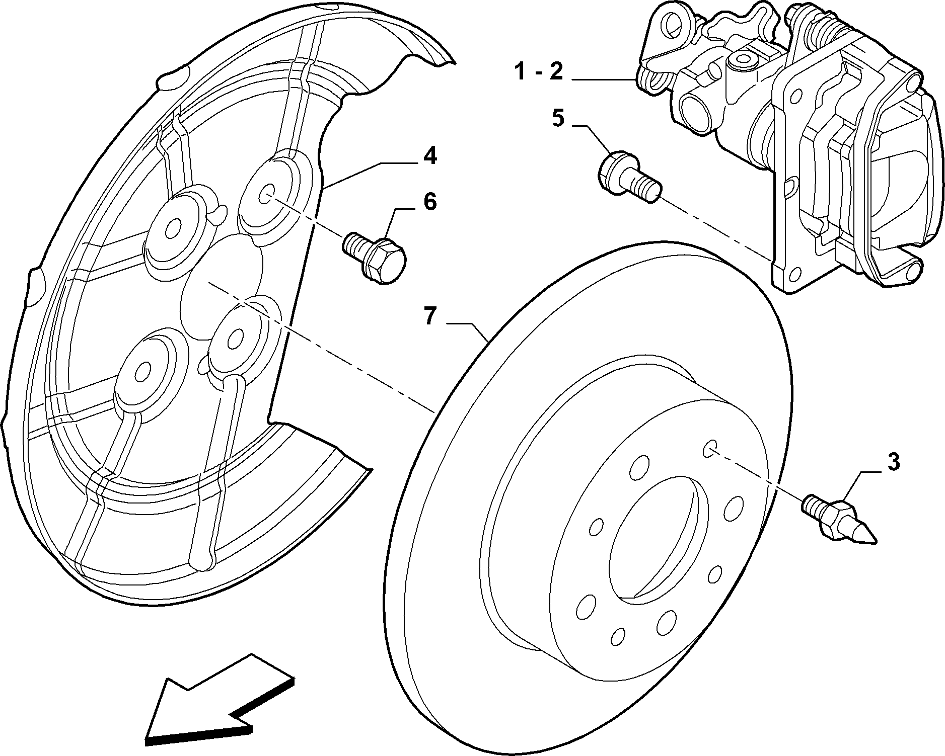 Lancia 46831042 - Спирачен диск vvparts.bg