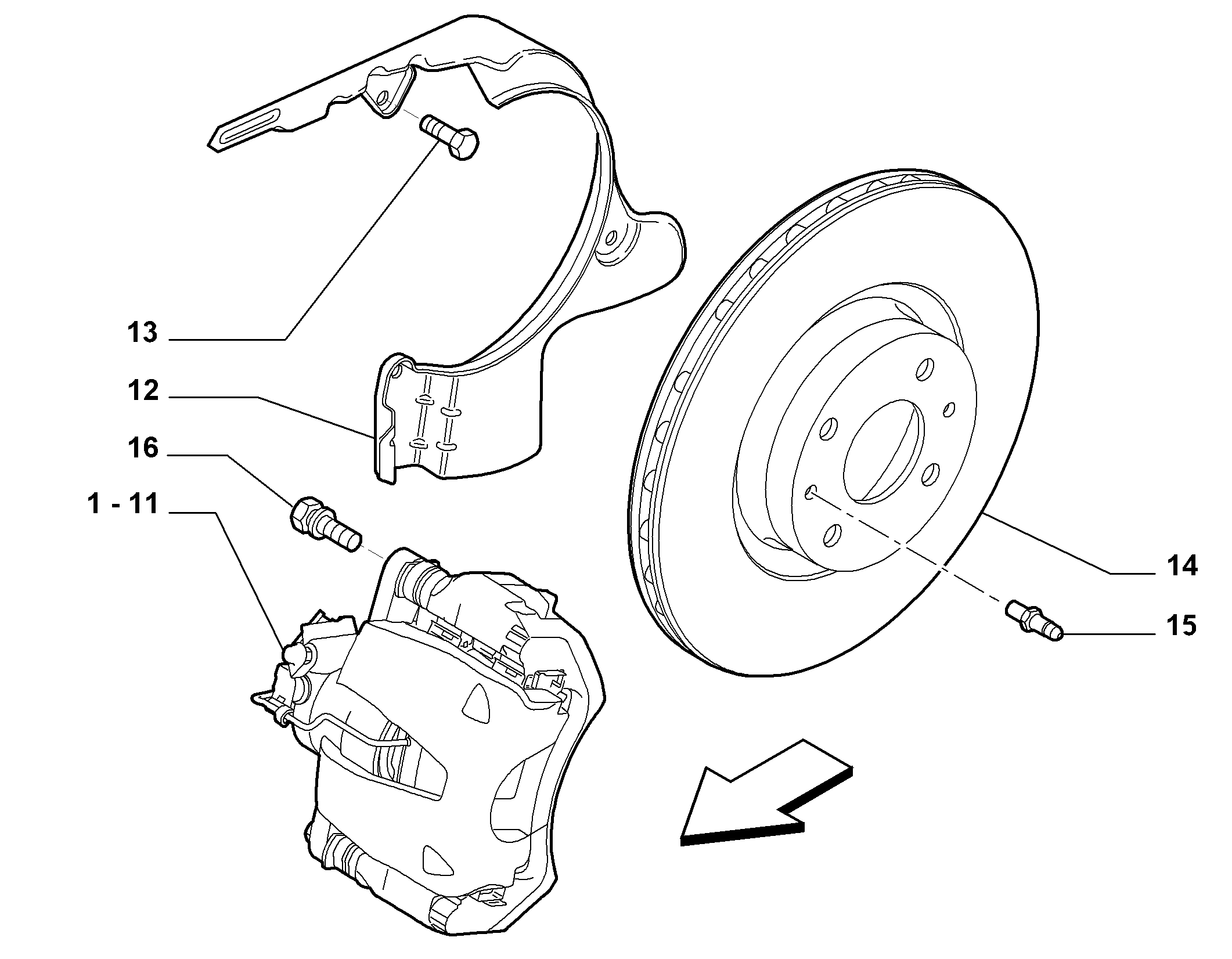 Lancia 46765546 - Спирачен диск vvparts.bg