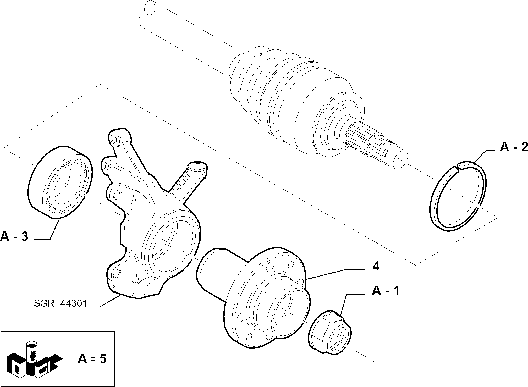 FIAT 82491391 - Главина на колелото vvparts.bg