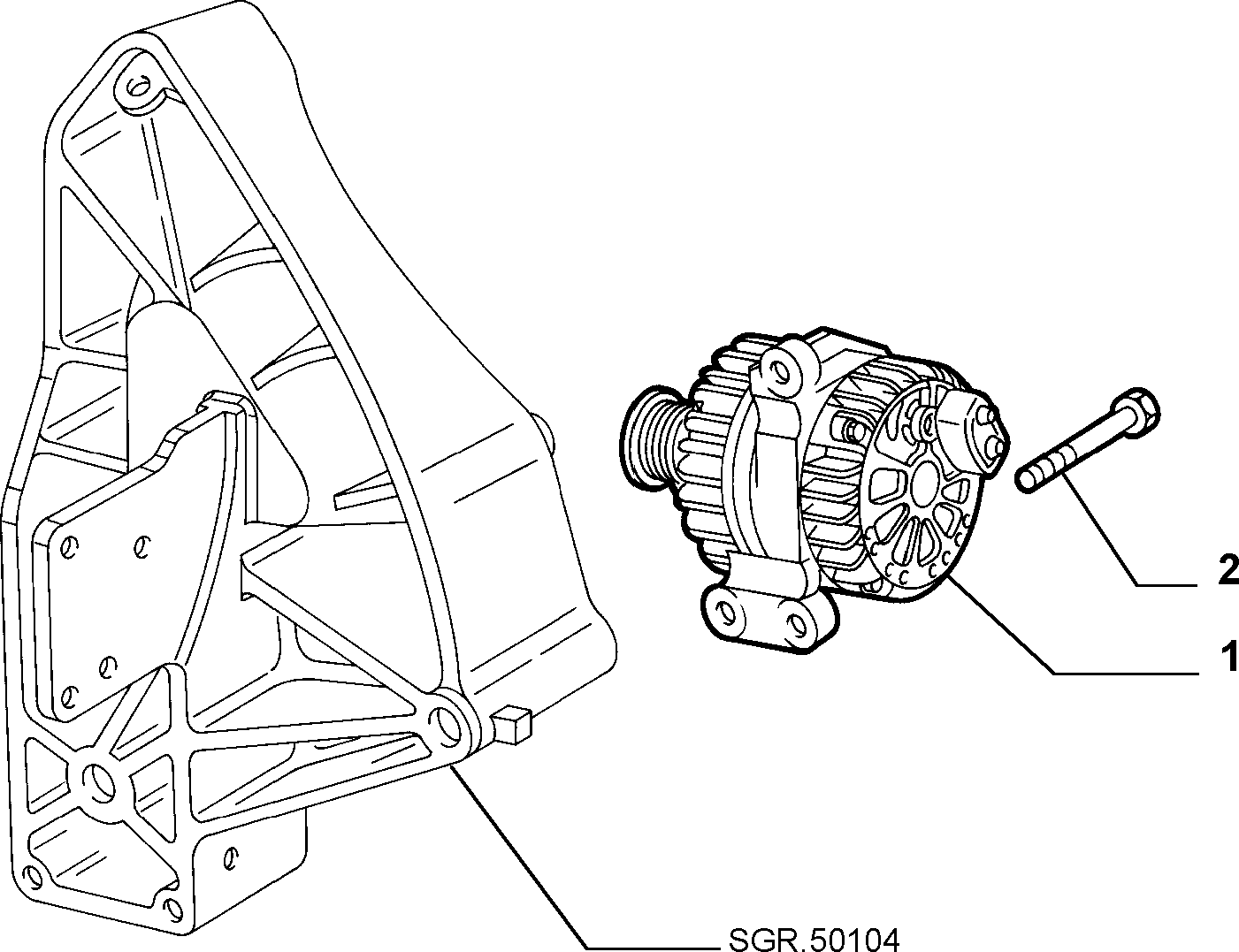 FIAT / LANCIA 51714794 - Генератор vvparts.bg