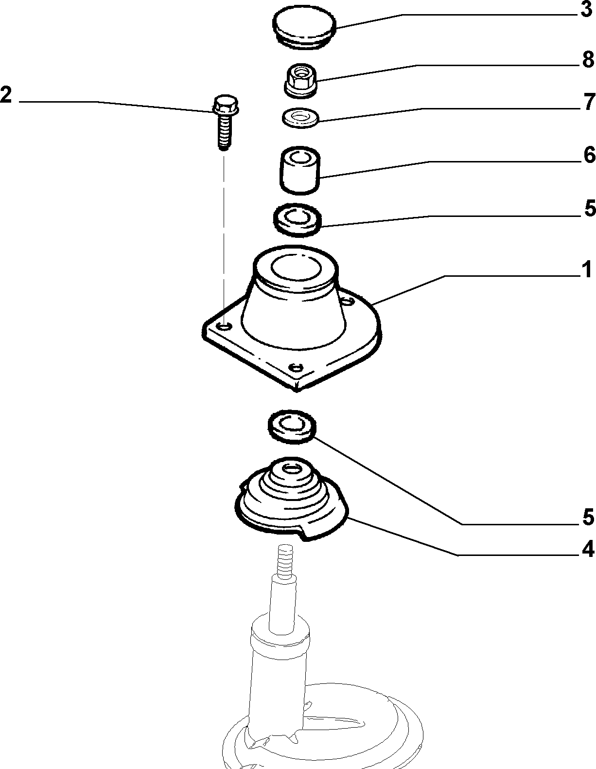 FIAT 46760673 - Тампон на макферсън vvparts.bg