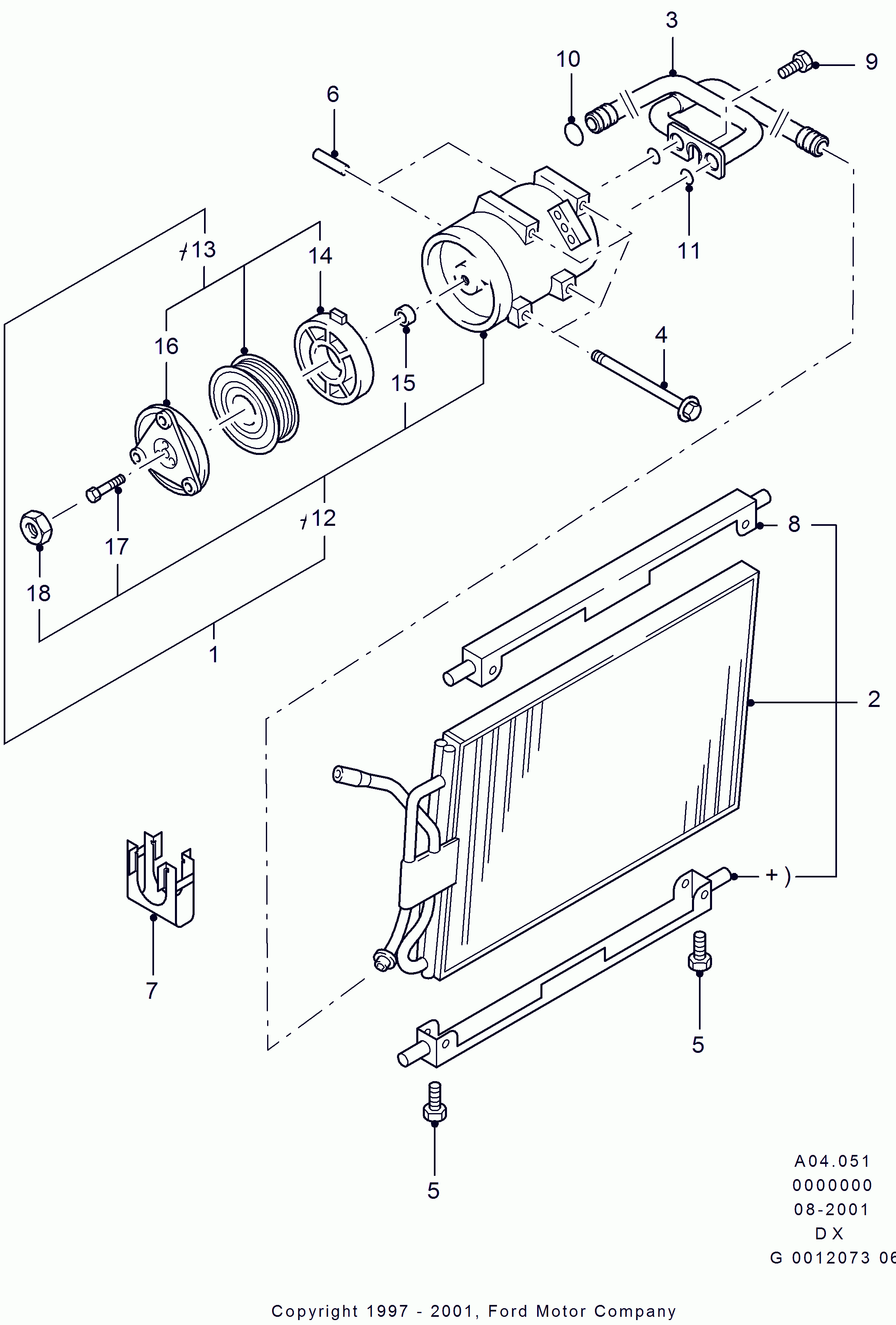 FORD 4764809 - Компресор, климатизация vvparts.bg