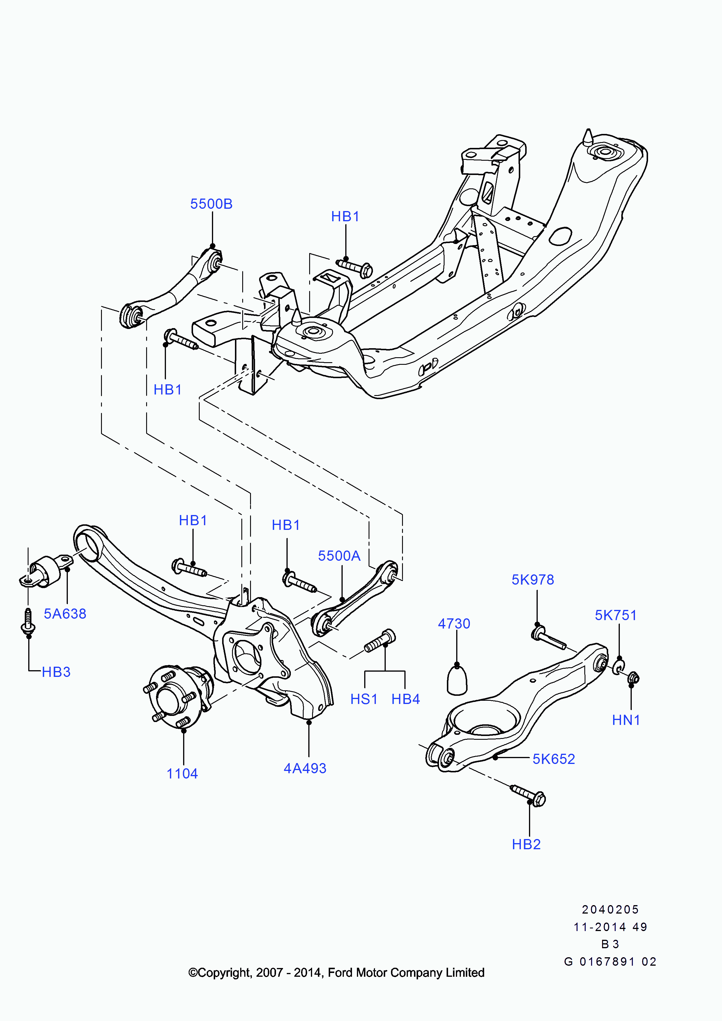 MAZDA 1357317 - Носач, окачване на колелата vvparts.bg