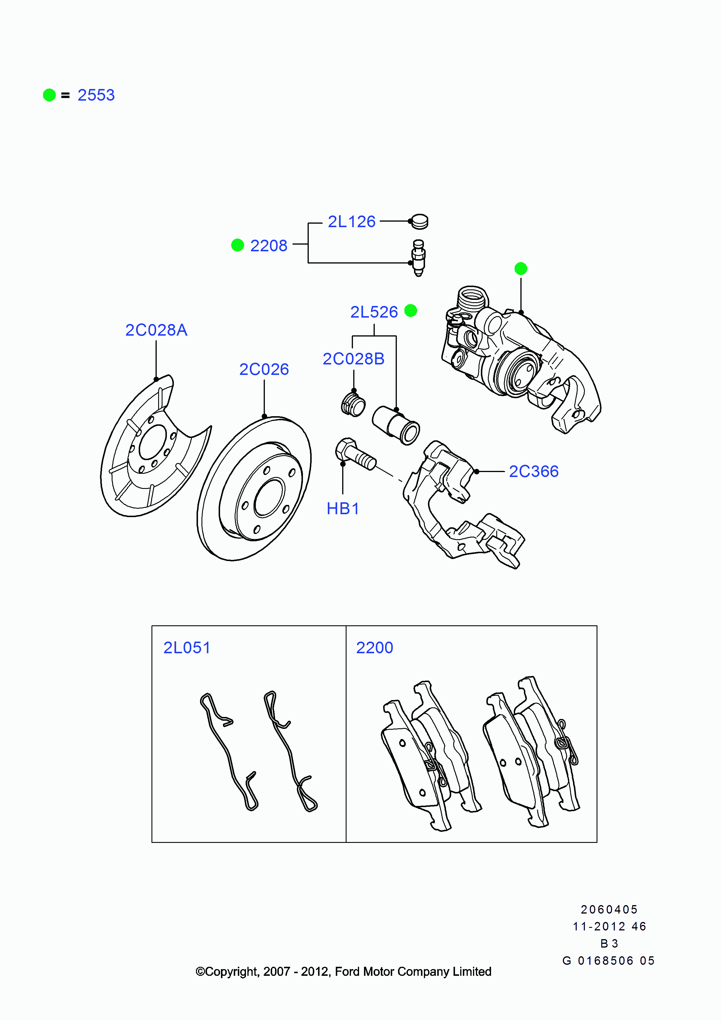 FORD 1365648 - Спирачен апарат vvparts.bg