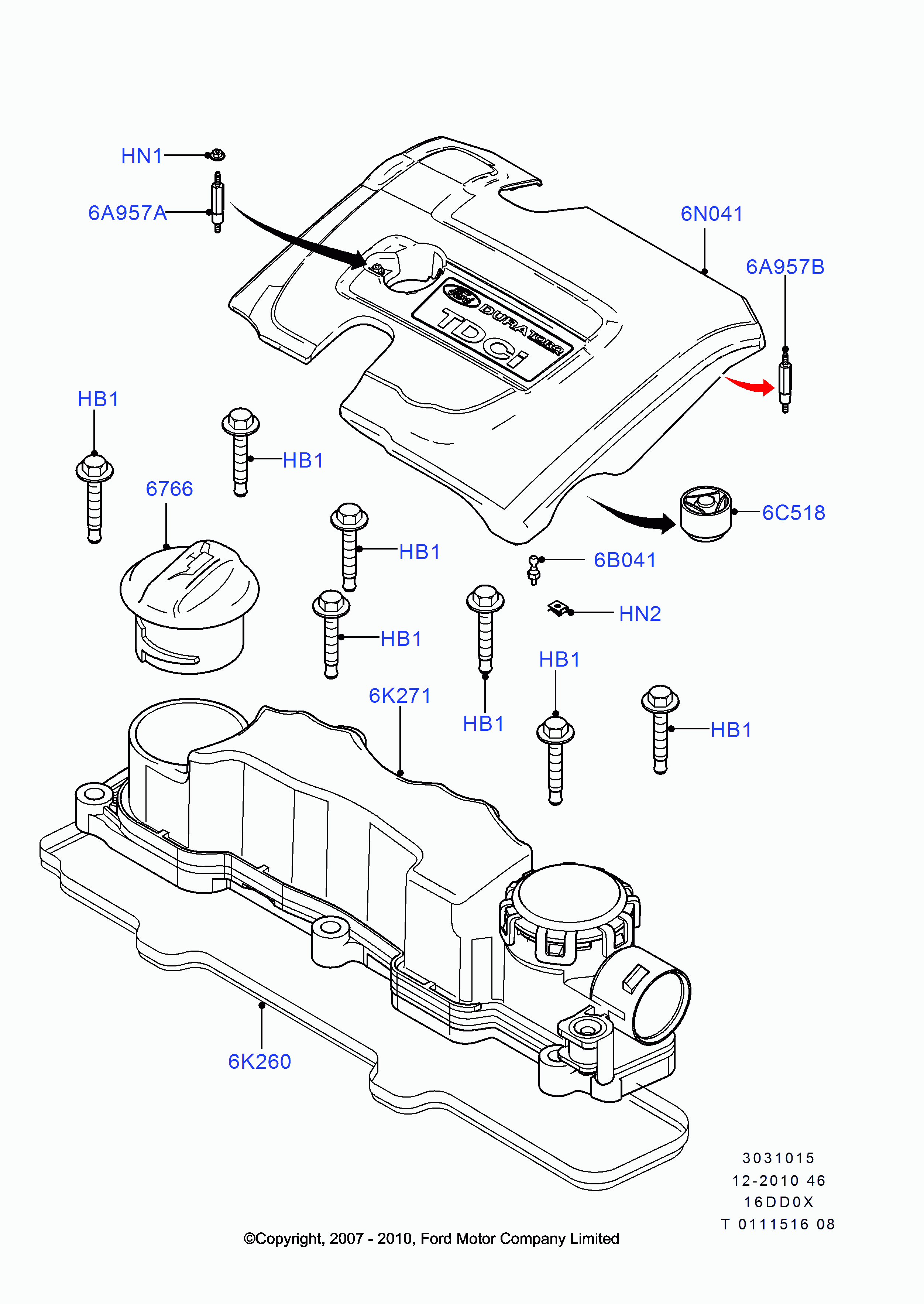 CITROËN 1235994 - Гарнитура, капак на цилиндрова глава vvparts.bg