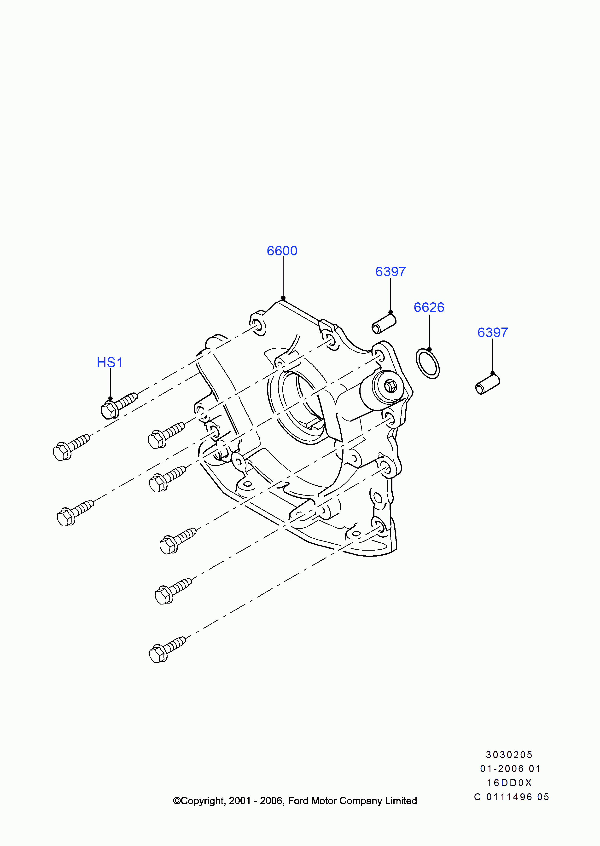 FORD 1720867 - Маслена помпа vvparts.bg