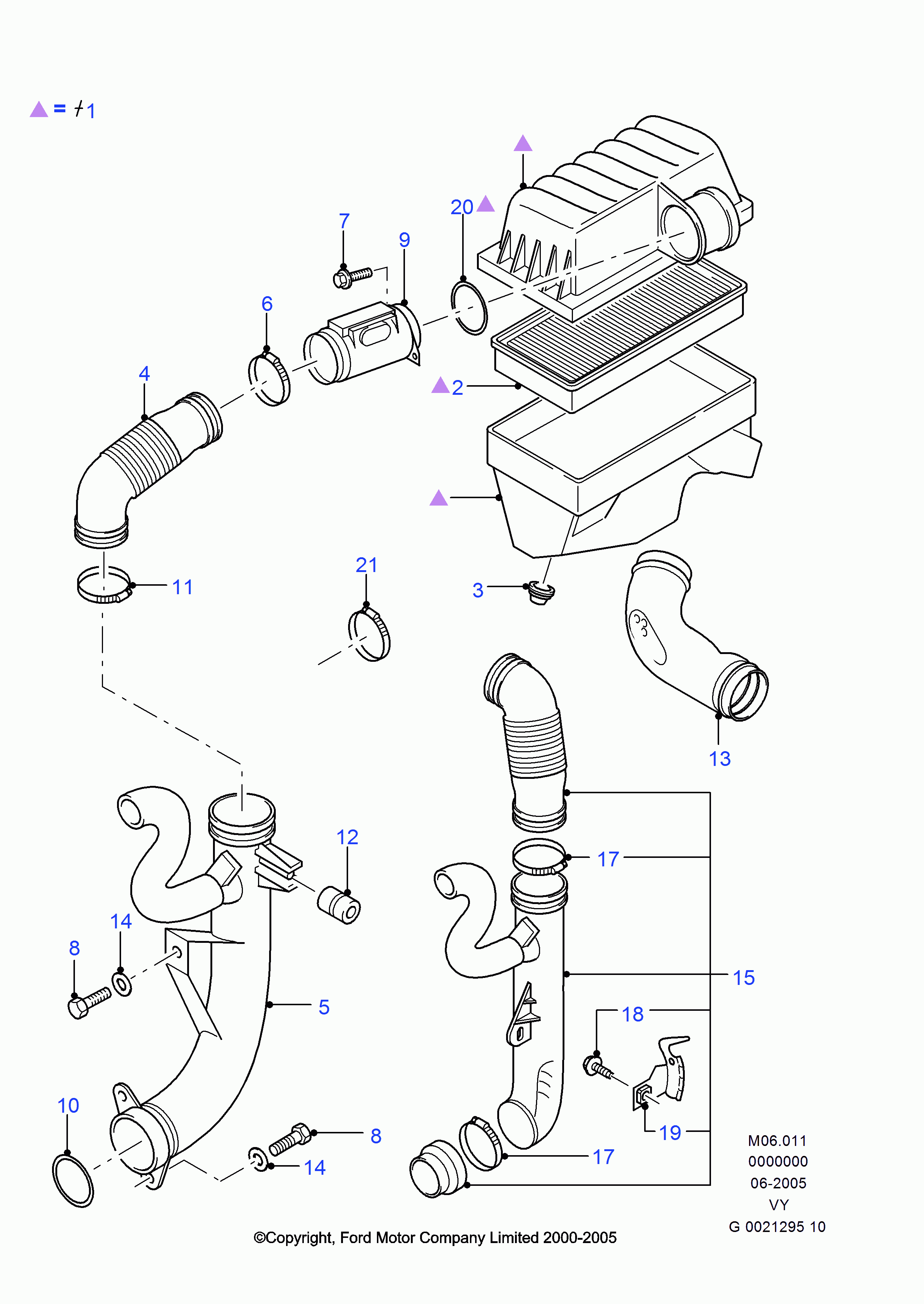 FORD 1110 661 - Въздушен филтър vvparts.bg