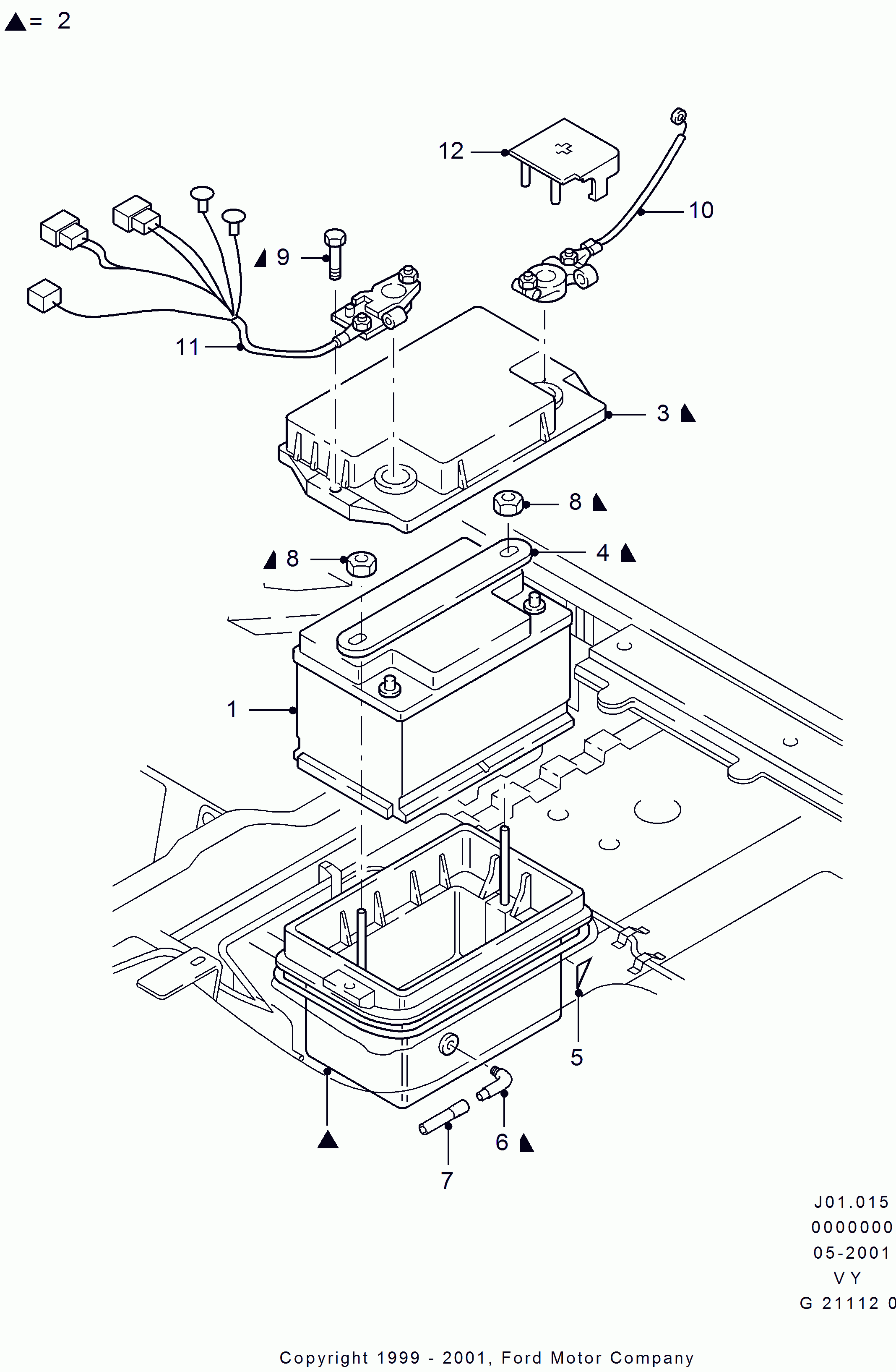 FORD 1 863 092 - Стартов акумулатор vvparts.bg