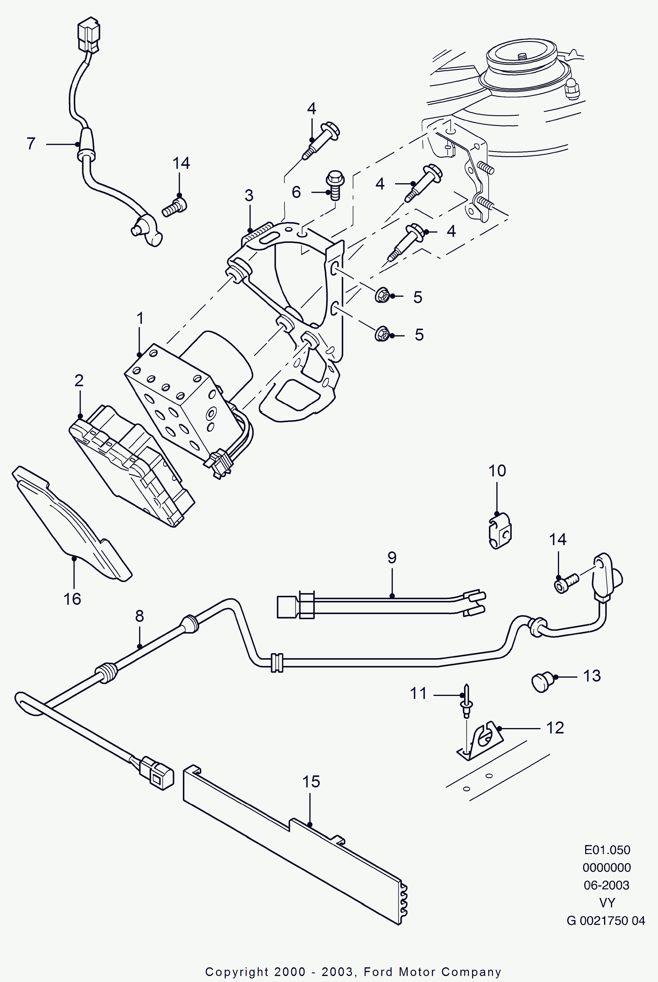 FORD 1 112 764 - Датчик, обороти на колелото vvparts.bg