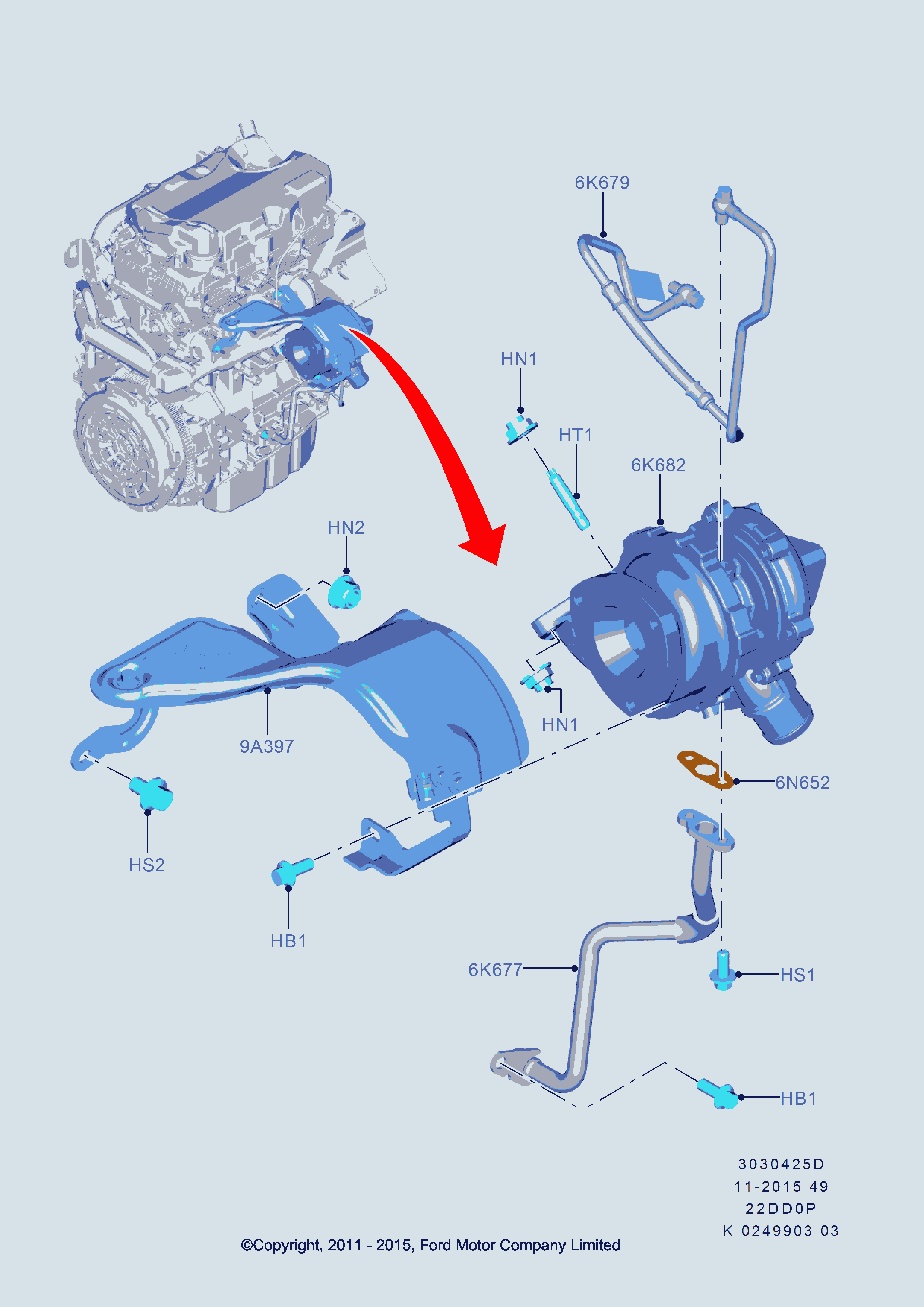 MAZDA 1760759 - Turbocharger Assy vvparts.bg