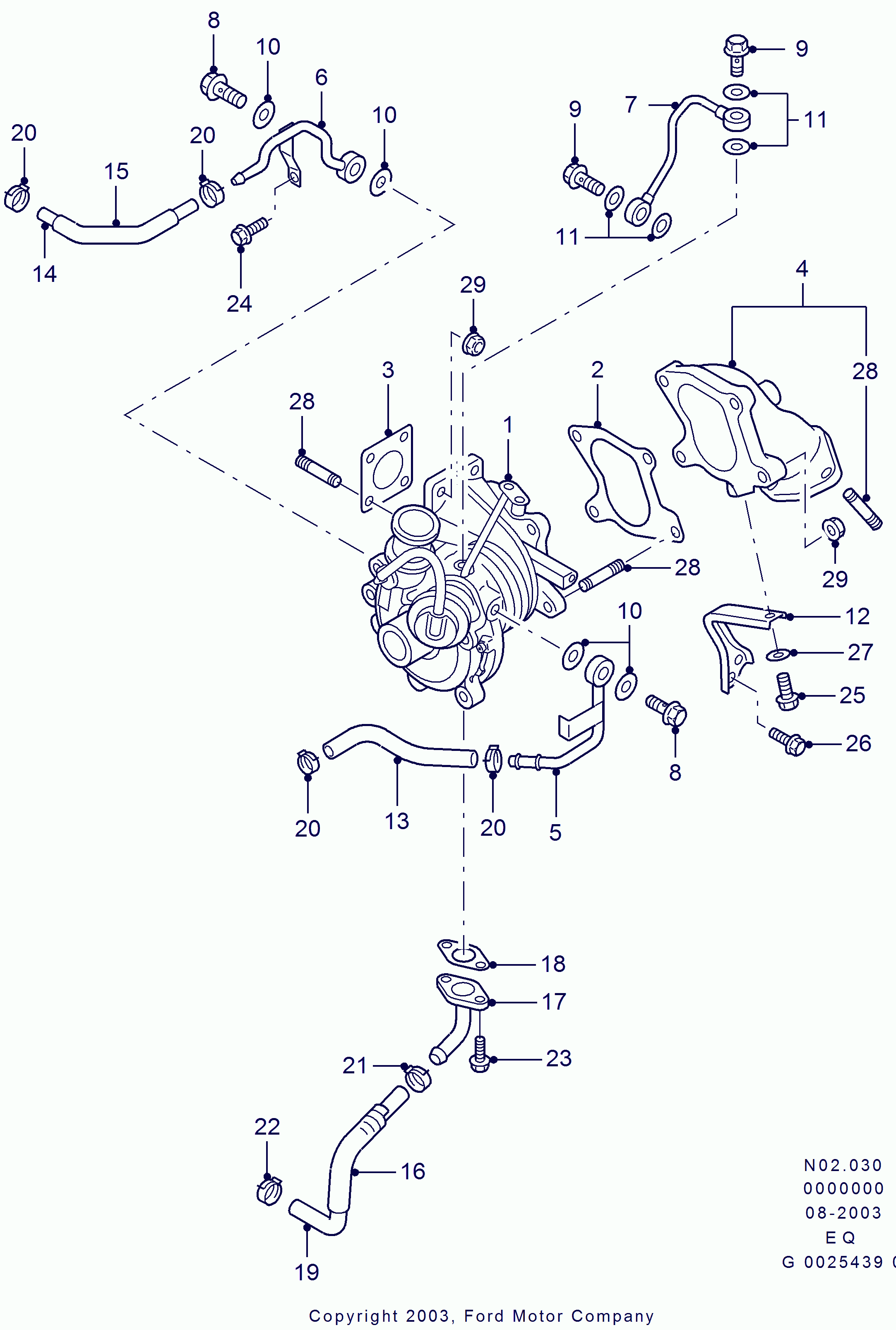 FORD USA 4945478 - Картридж, турбо vvparts.bg