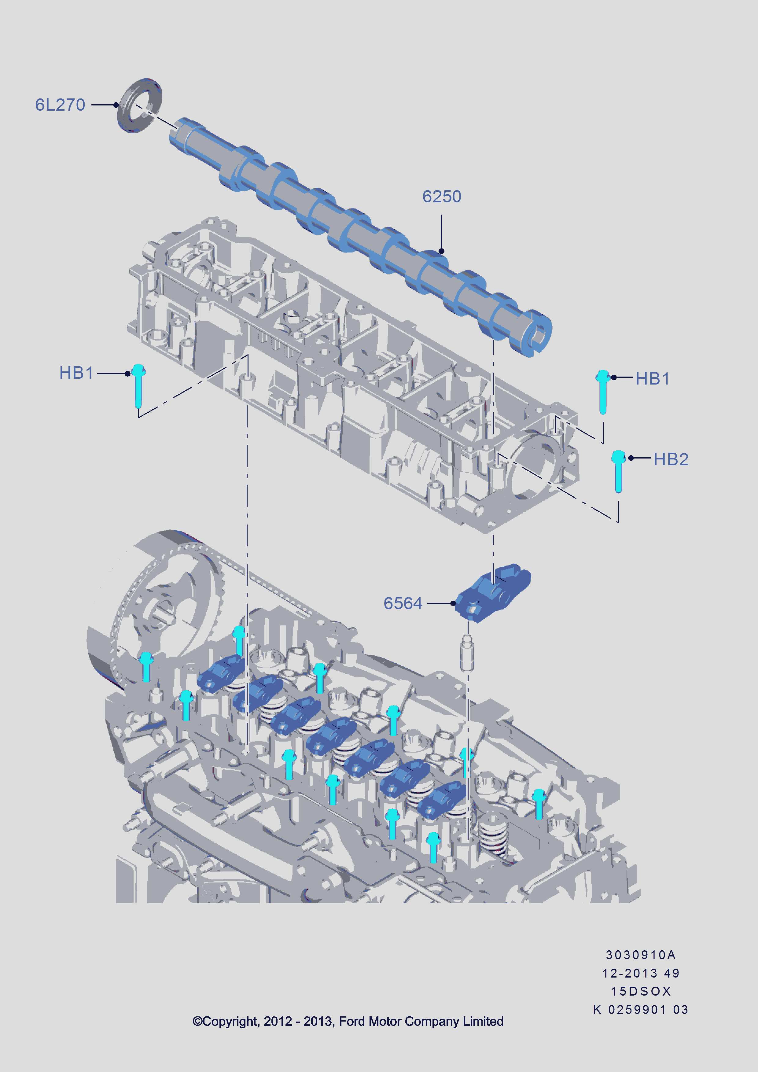 CITROËN 1145953 - Семеринг, разпределителен вал vvparts.bg