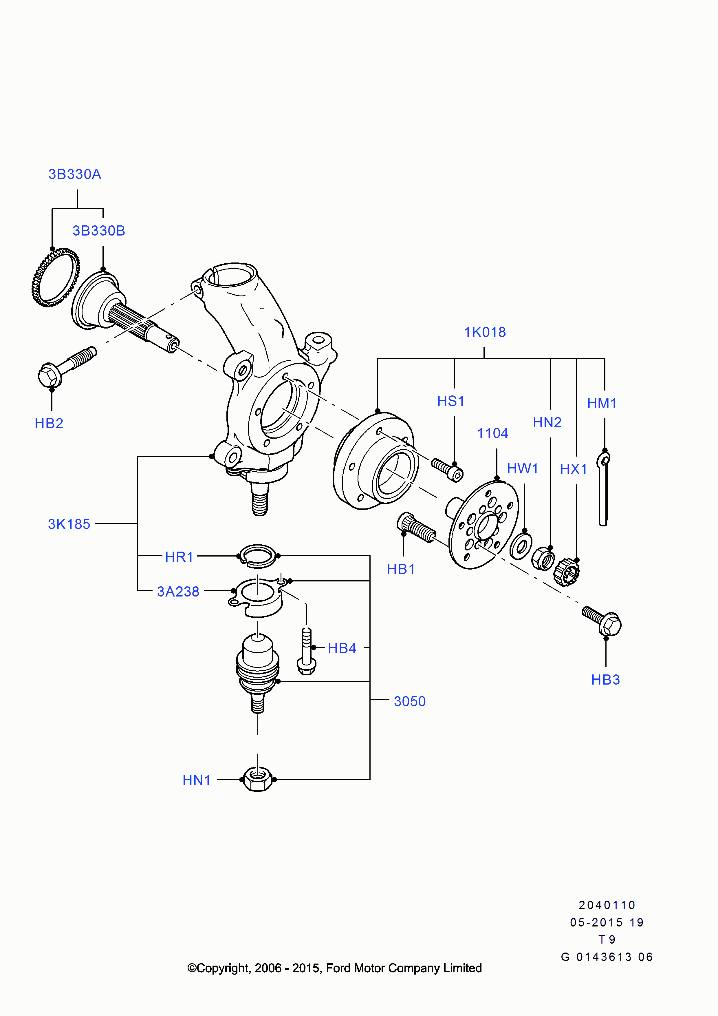 FORD 1 377 907 - Комплект колесен лагер vvparts.bg