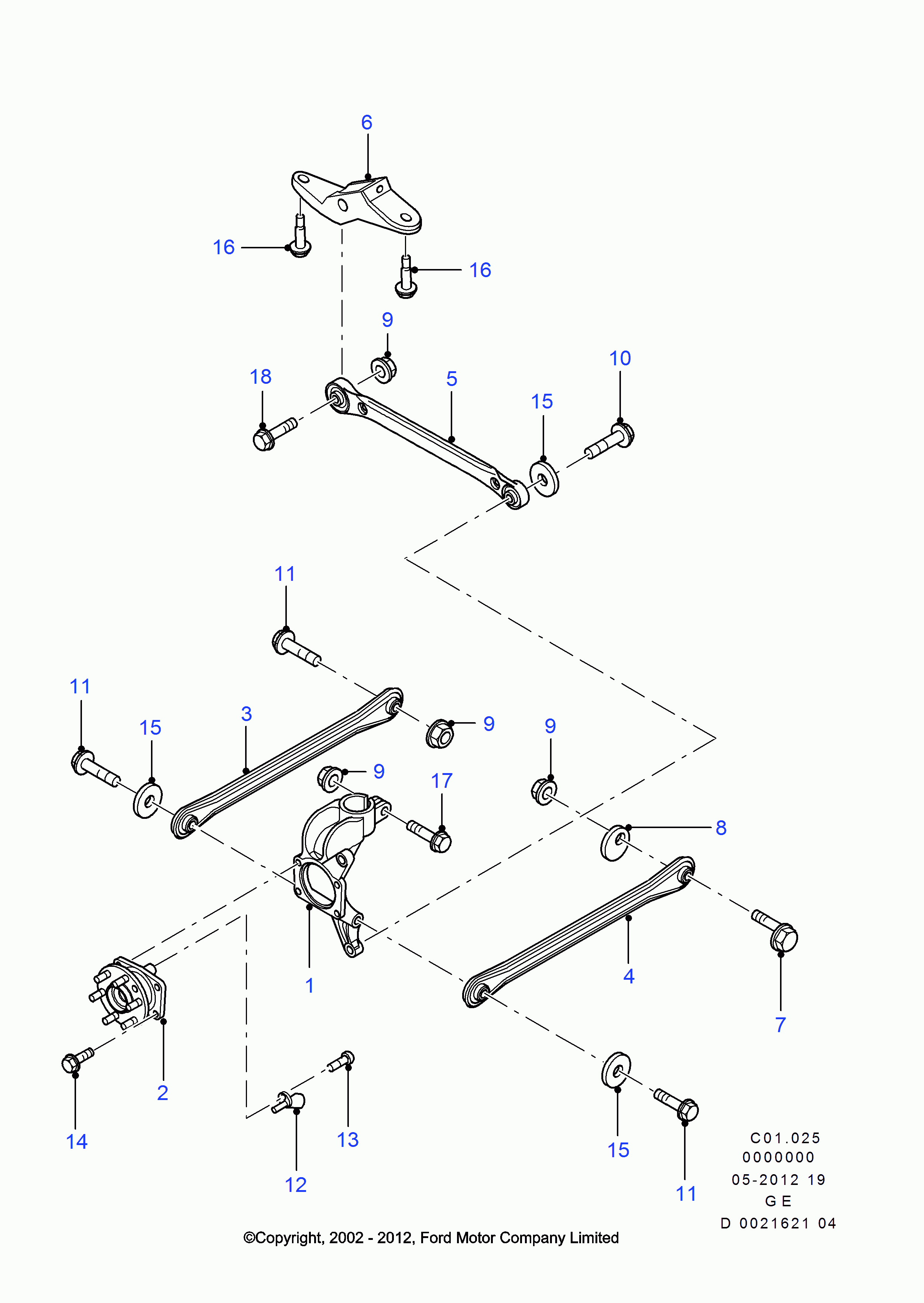 FORD 1118920 - Носач, окачване на колелата vvparts.bg