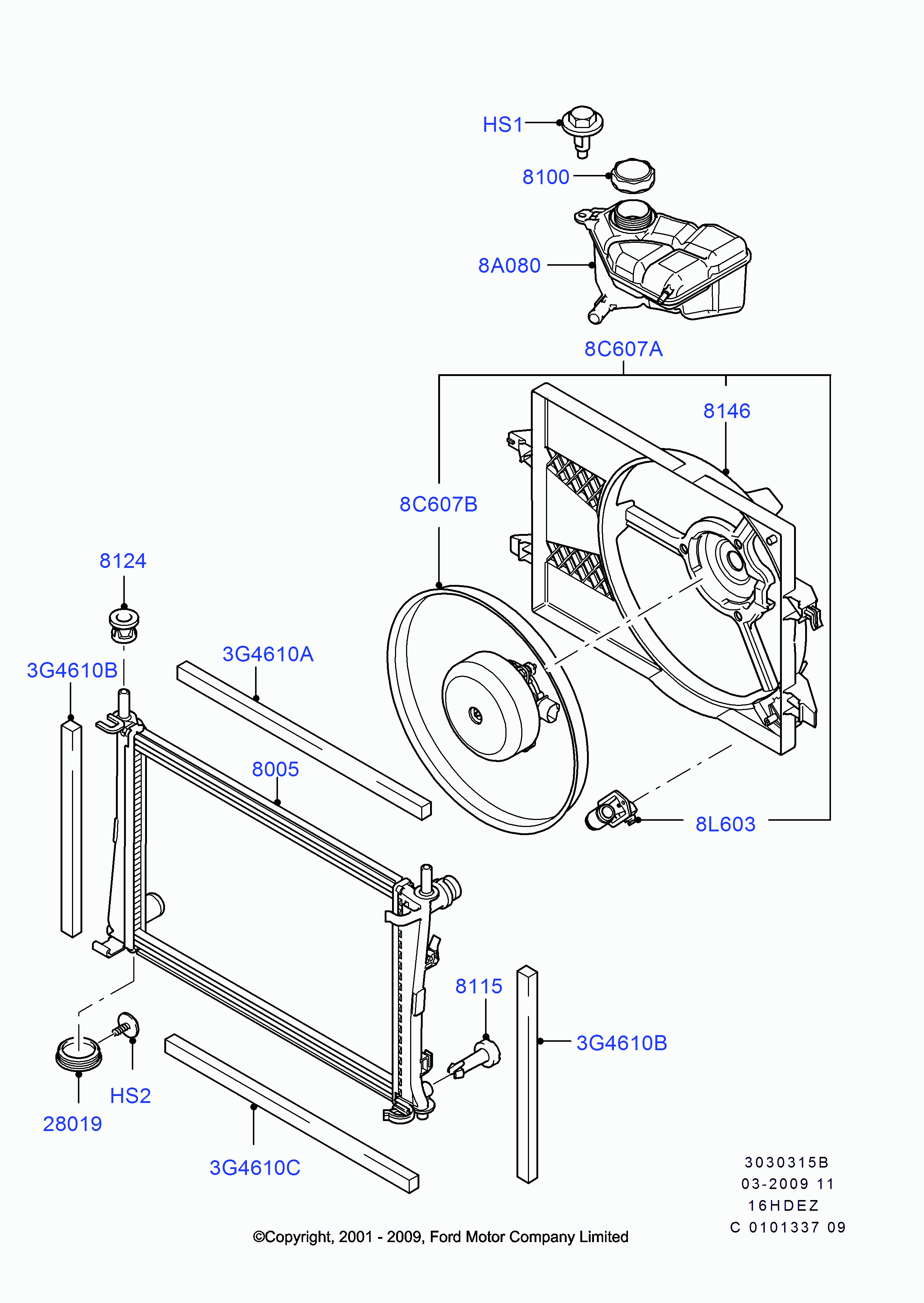 MAZDA 1325831 - Радиатор, охлаждане на двигателя vvparts.bg