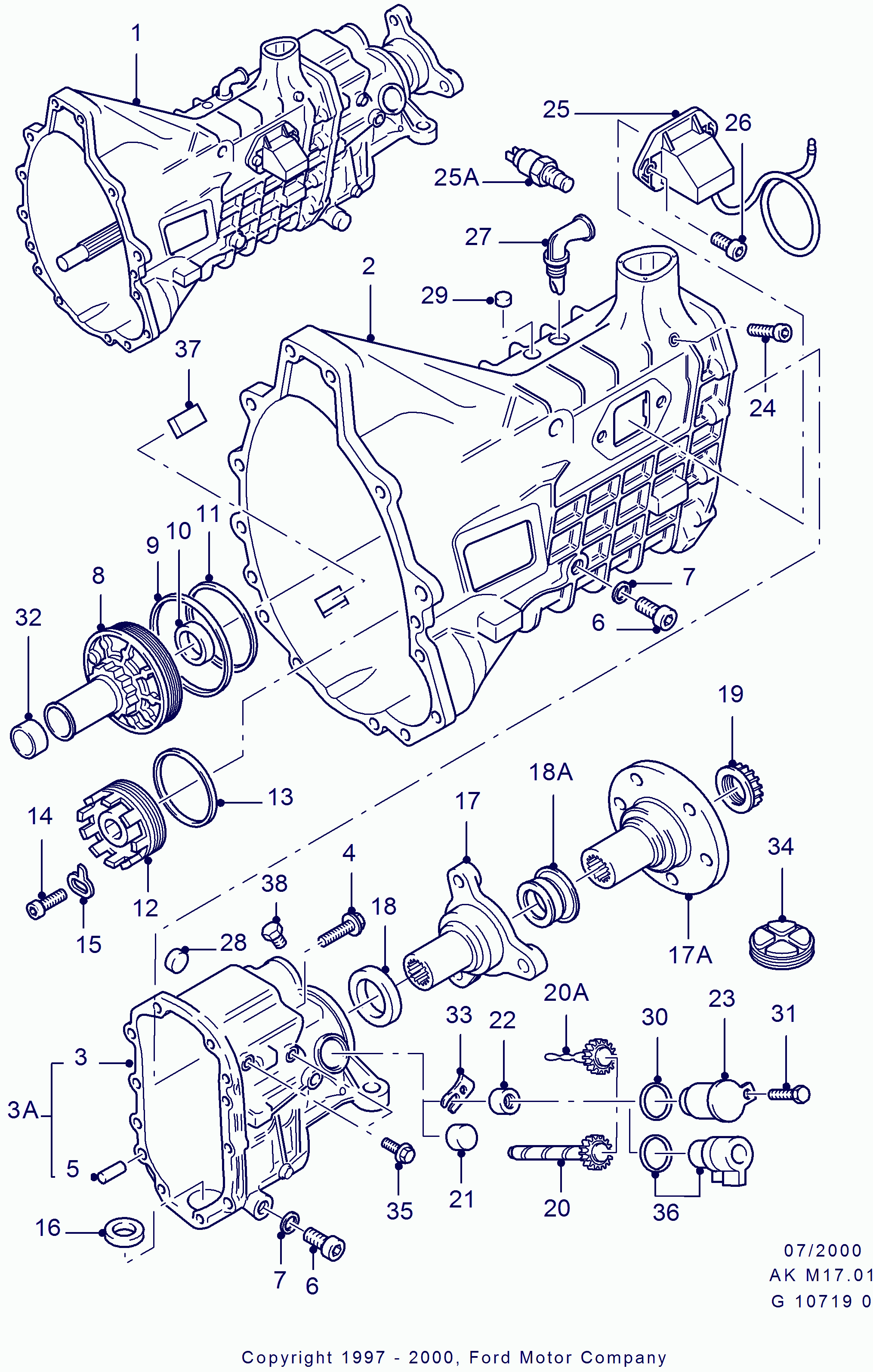 FORD 6152663 - Семеринг, ръчна трансмисия vvparts.bg