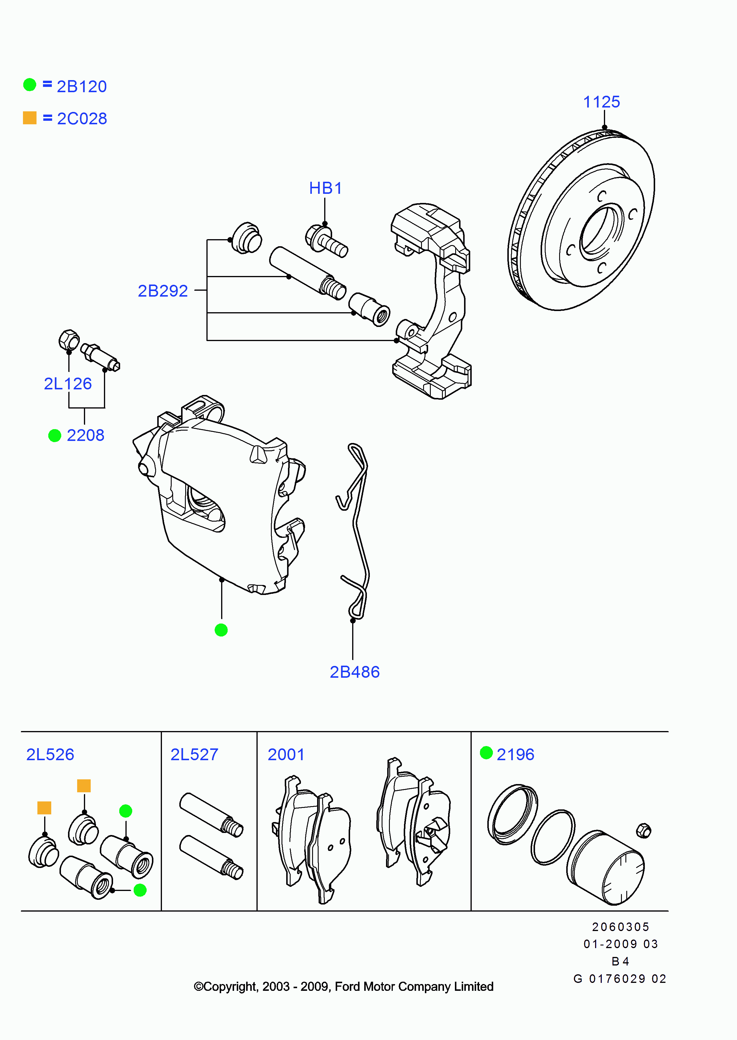 FORD 1682876 - Спирачен апарат vvparts.bg