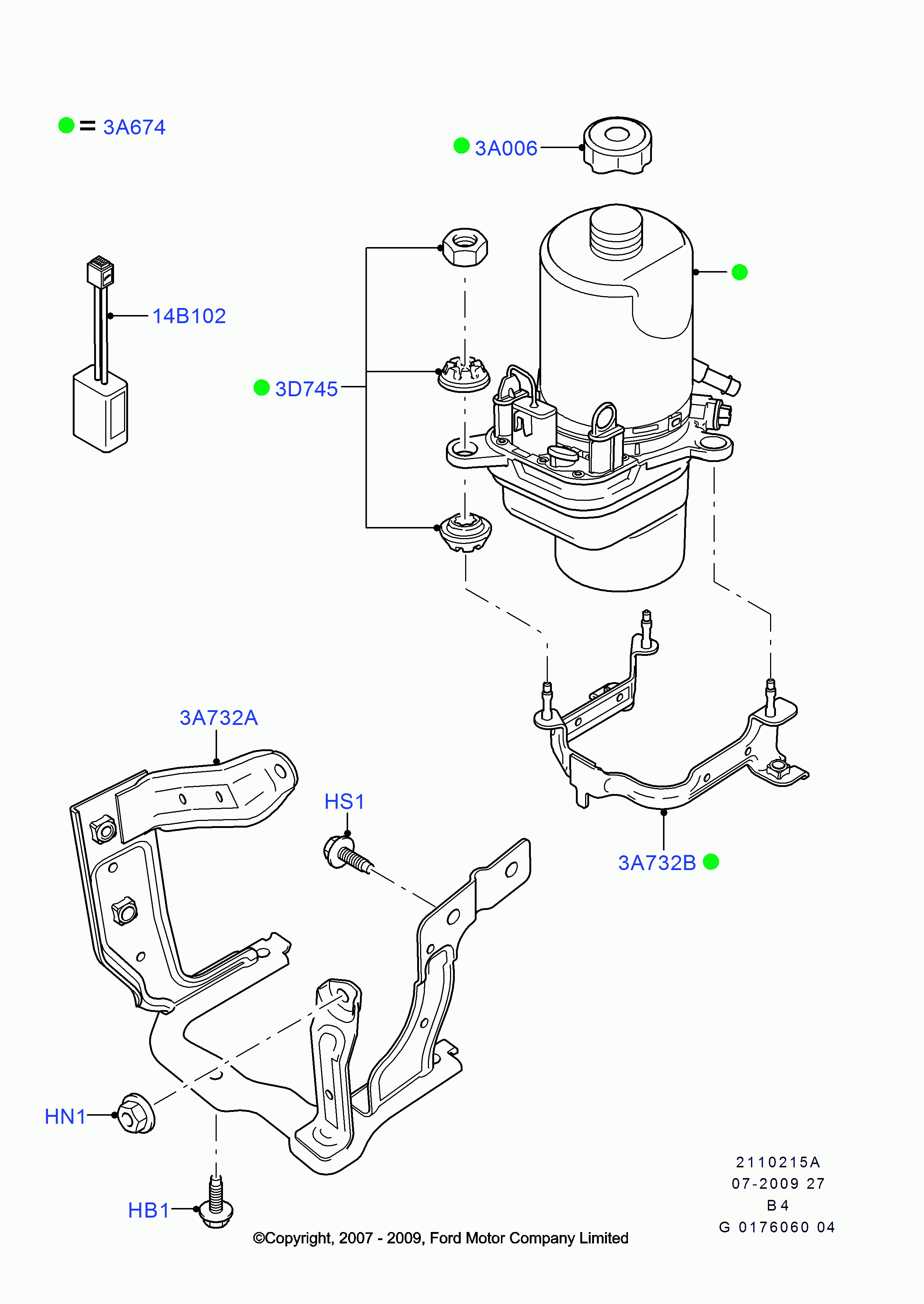 FORD 1 743 471 - Хидравлична помпа, кормилно управление vvparts.bg