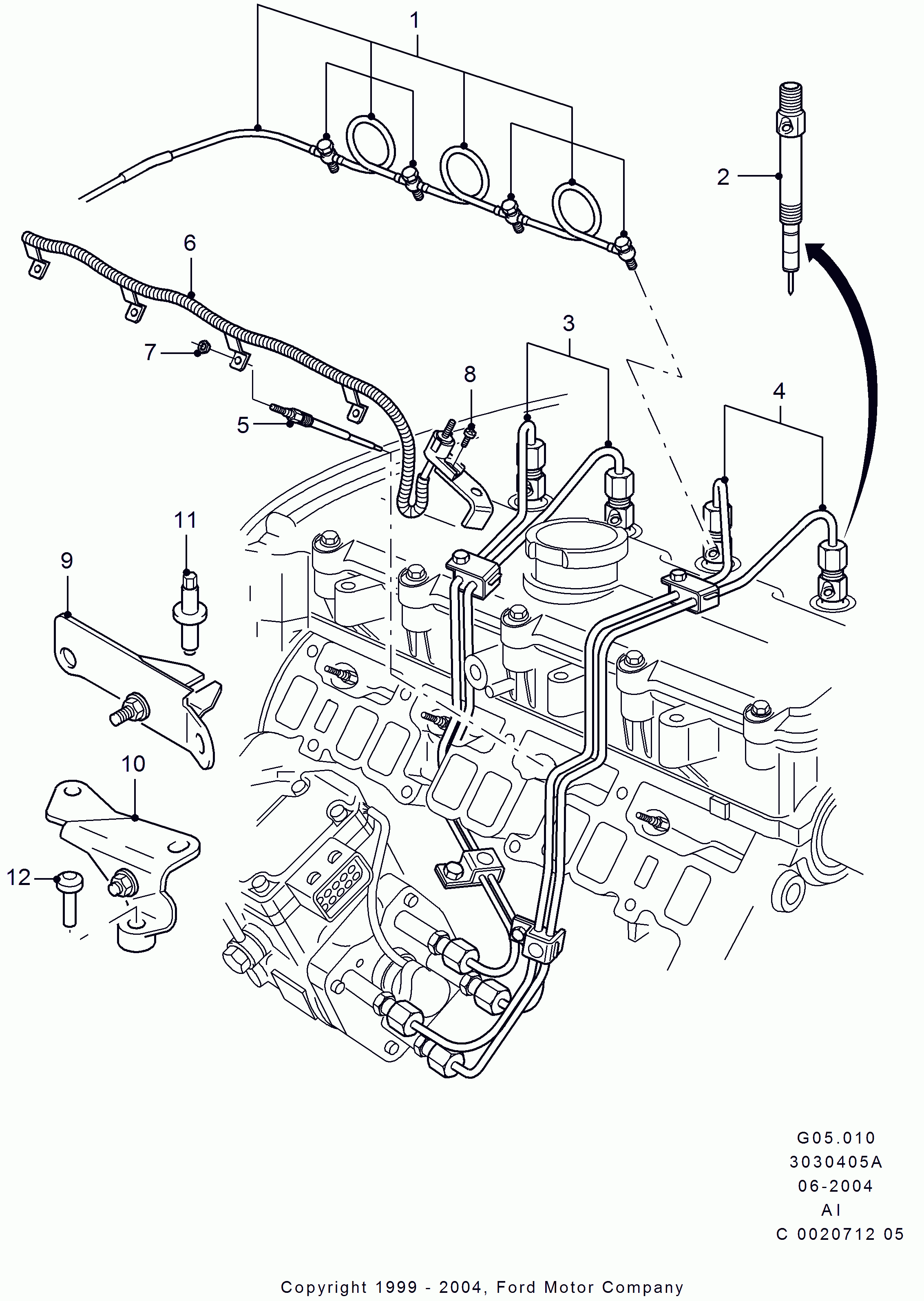 Jaguar 1309471 - Подгревна свещ vvparts.bg