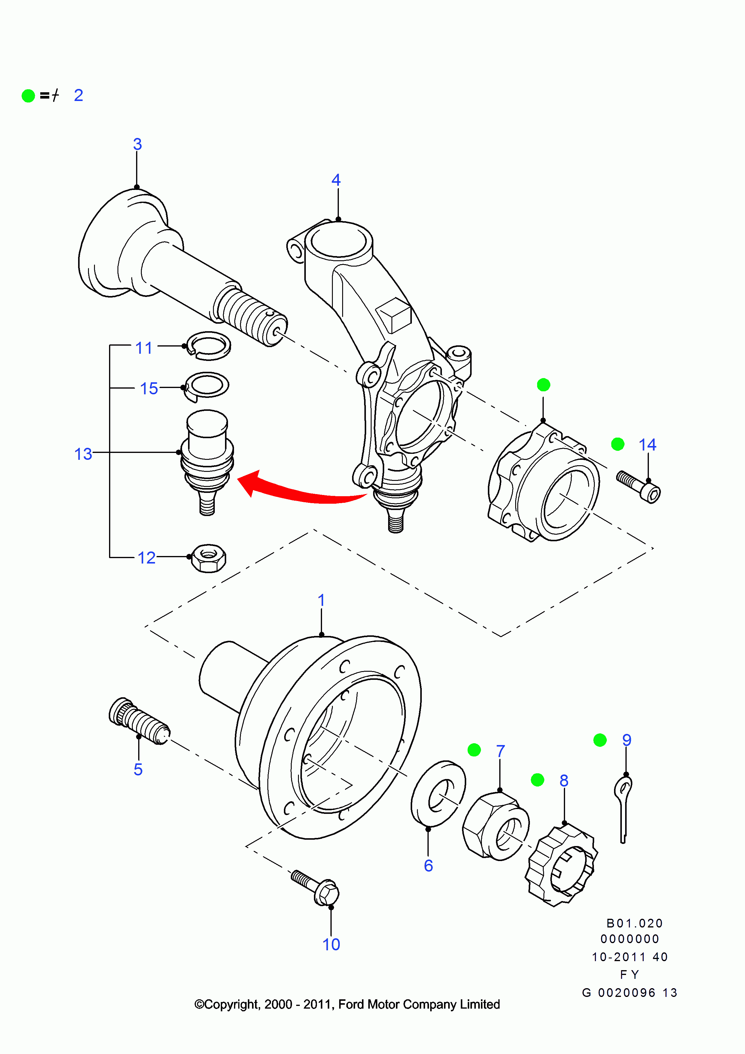 FORD 1 451 914 - Шарнири vvparts.bg