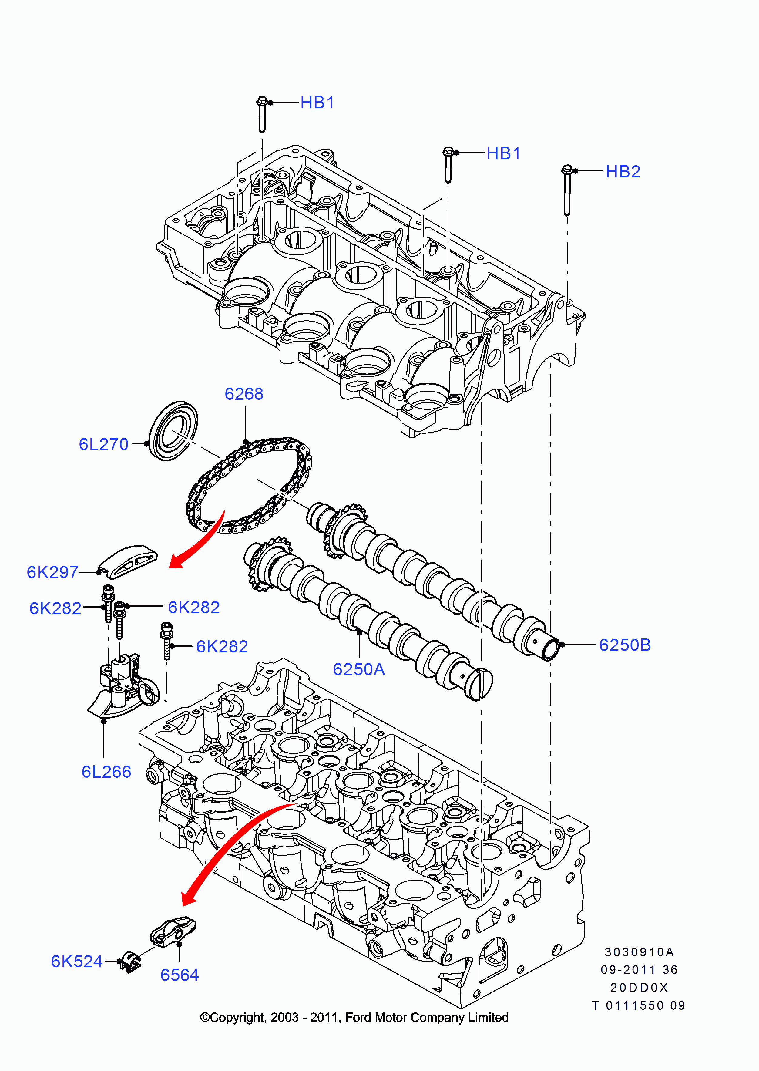 FORD 1594826 - Кобилица (повдигащ лост), газоразпределение vvparts.bg