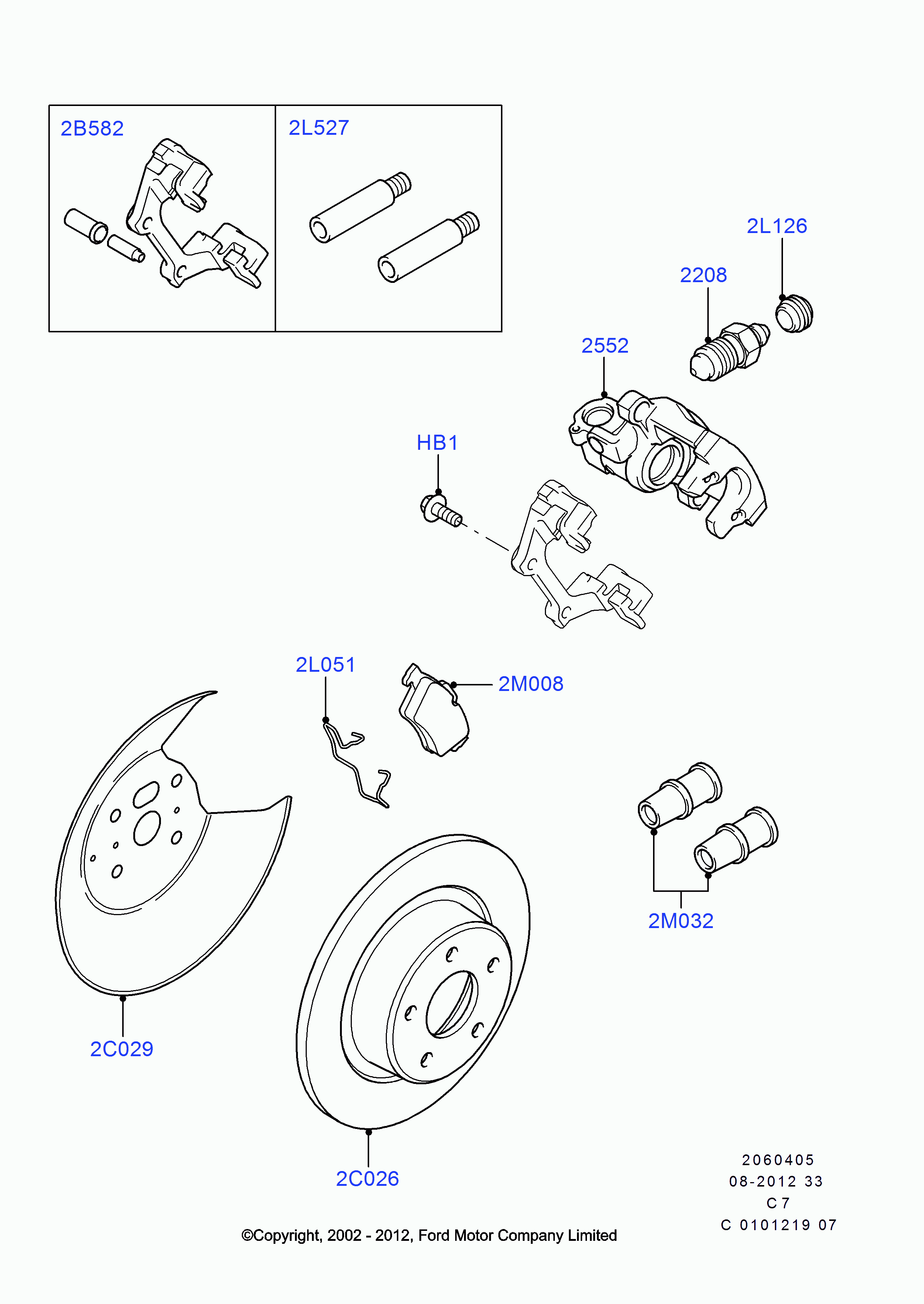 FORD 1362868 - Спирачен диск vvparts.bg