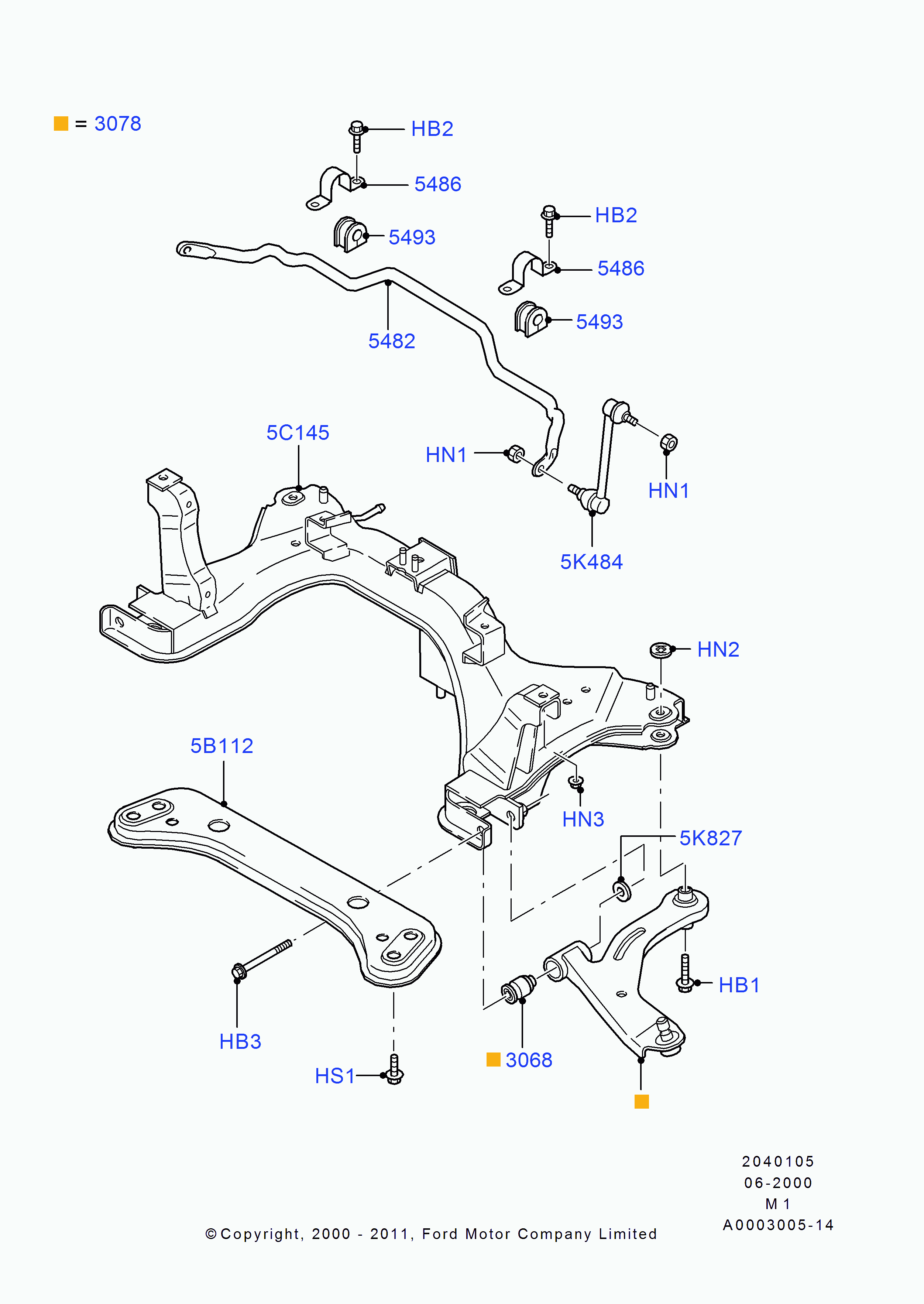 FORD 4763903 - Носач, окачване на колелата vvparts.bg