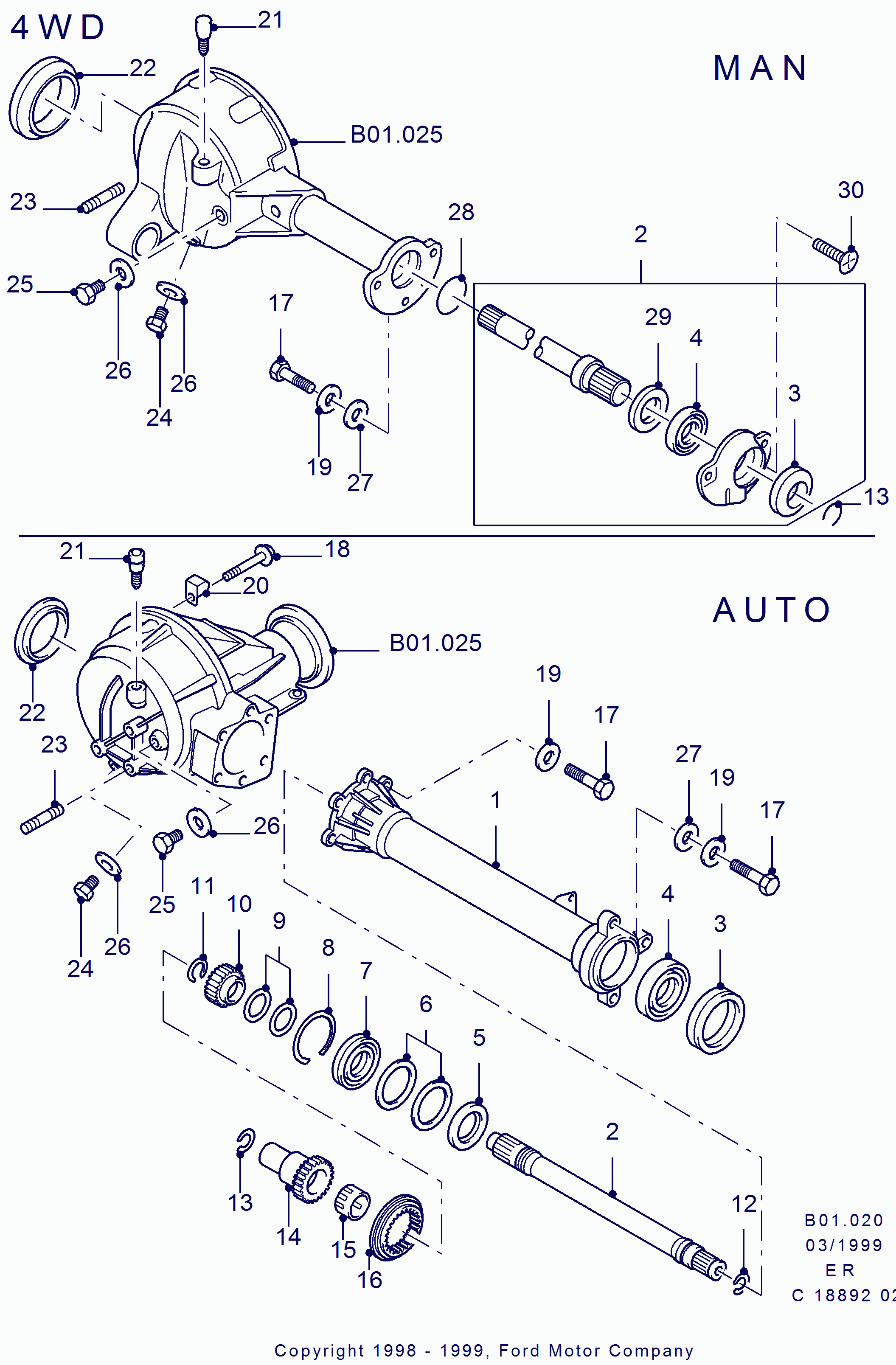 FORD 3415613 - Комплект колесен лагер vvparts.bg