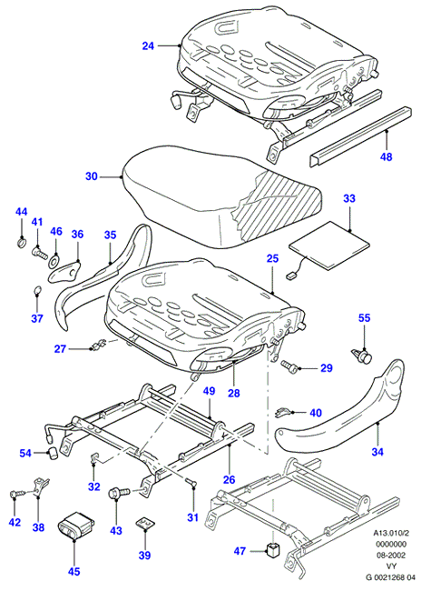 FORD 7375299 - Газов амортисьор, сгъваема маса vvparts.bg