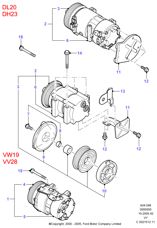 VAG 1458685 - Компресор, климатизация vvparts.bg