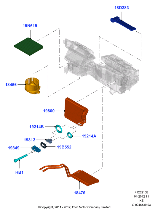 FORD 1718 237 - Филтър купе (поленов филтър) vvparts.bg