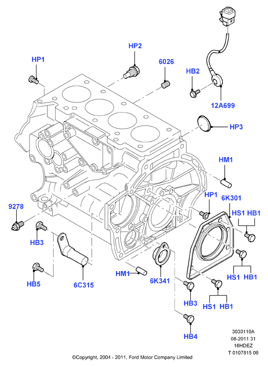 FORD USA 1 363 512 - Датчик, налягане на маслото vvparts.bg