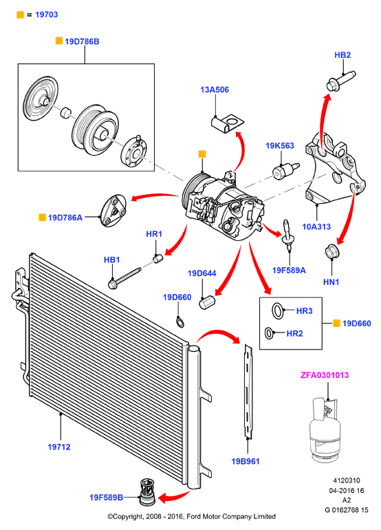 FORD 1852378 - Компресор, климатизация vvparts.bg