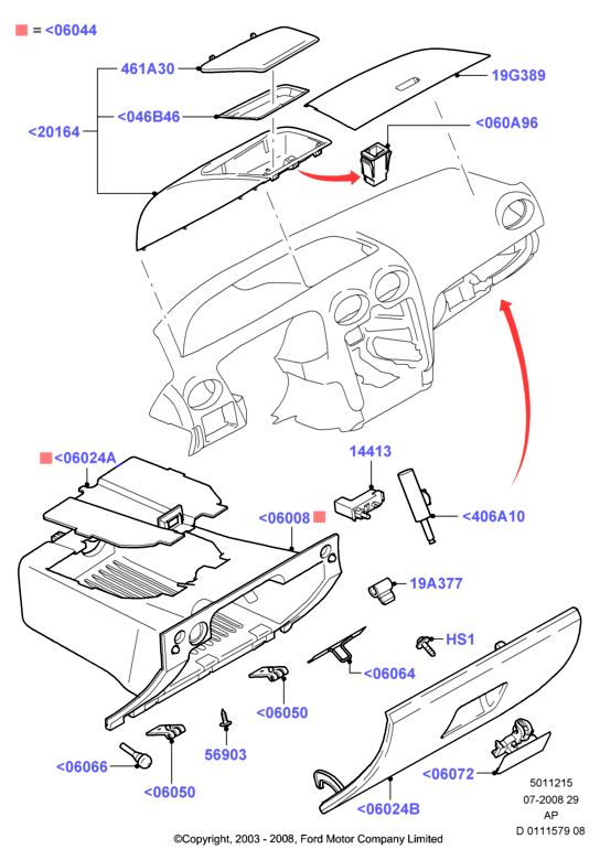 FORD 1364403 - Пистов ремък vvparts.bg