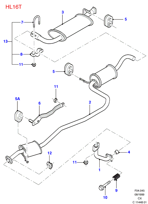 FORD USA 1 096 827 - Тръбна връзка, изпускателна система vvparts.bg