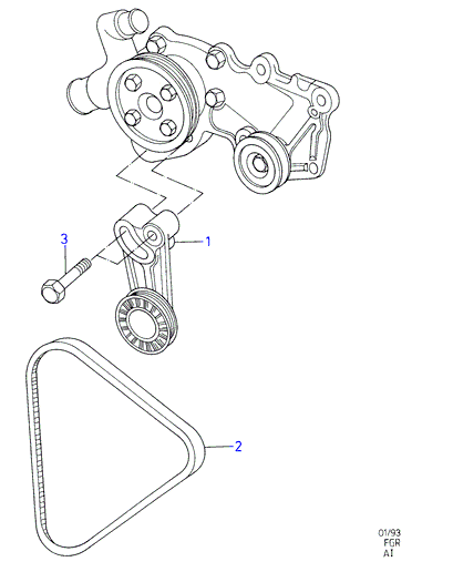 FORD 6170166 - Пистов ремък vvparts.bg