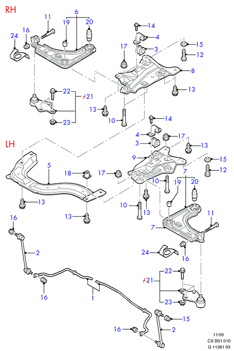 FORD 1829508 - Тампон, носач vvparts.bg