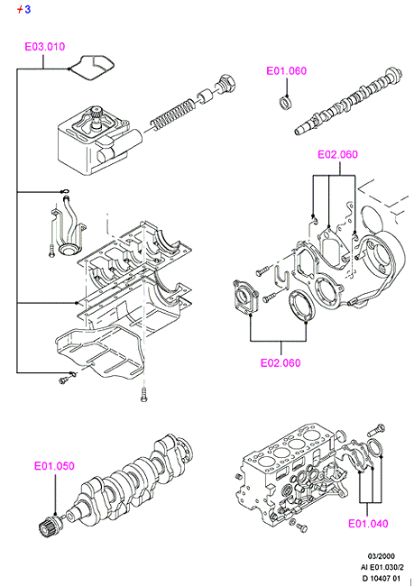 FORD 6 190 946 - Пълен комплект гарнитури, двигател vvparts.bg