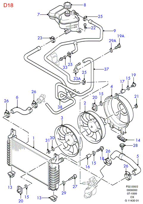 FORD 6106874 - Щипка (клипс) vvparts.bg