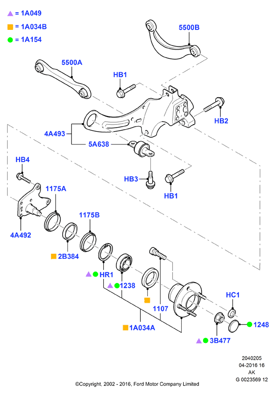 FORD 4628189 - Носач, окачване на колелата vvparts.bg