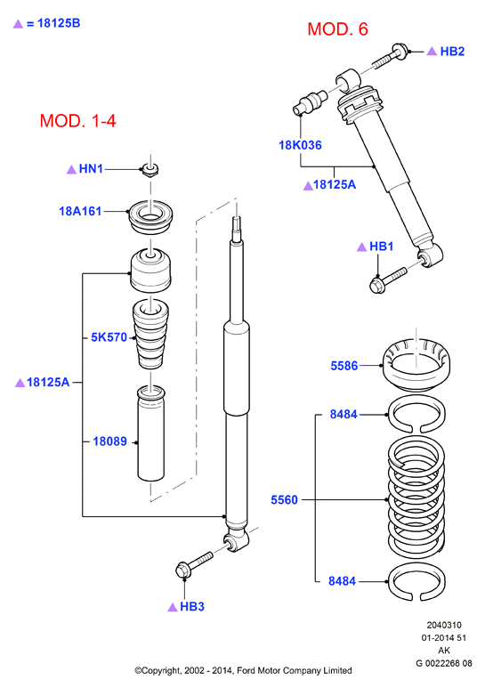 FORD 1201877 - Амортисьор vvparts.bg