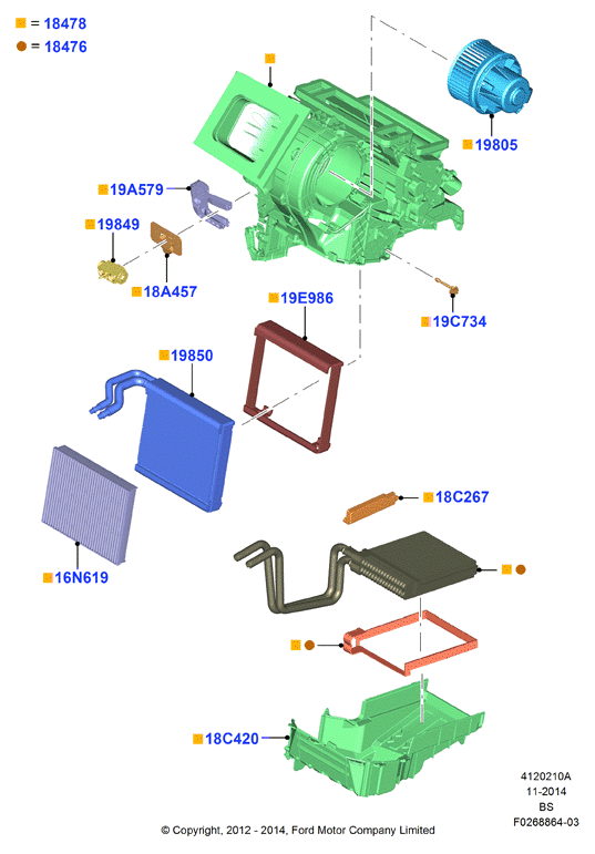 Volvo 1 709 013 - Филтър купе (поленов филтър) vvparts.bg