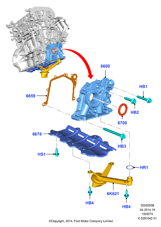 FORD 1 473 807 - Семеринг, колянов вал vvparts.bg