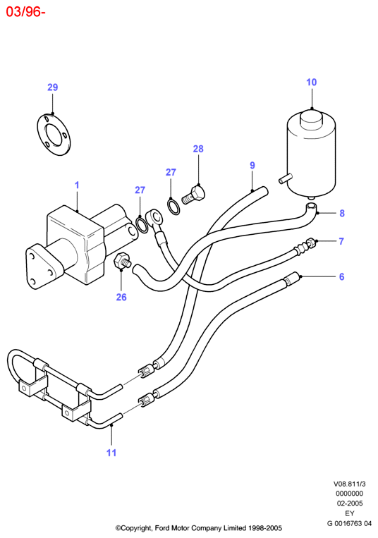 FORD 6657421 - Тампон на макферсън vvparts.bg