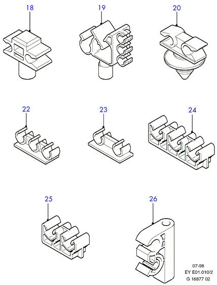 FORD 5007396 - Спирачен маркуч vvparts.bg