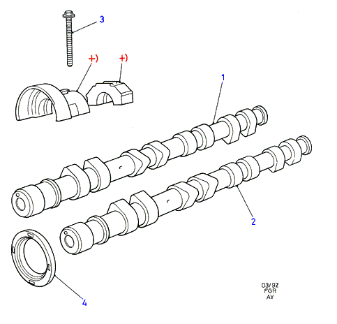 Volvo 6783250 - Camshaft, Exhaust vvparts.bg