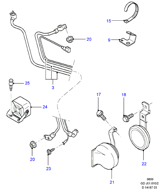 FORD 1935547 - Стартов акумулатор vvparts.bg