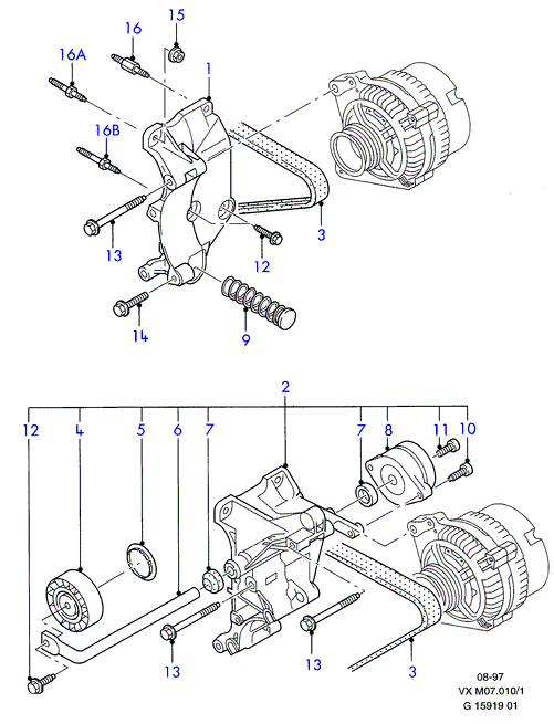 FORD 1029417 - Трапецовиден ремък vvparts.bg